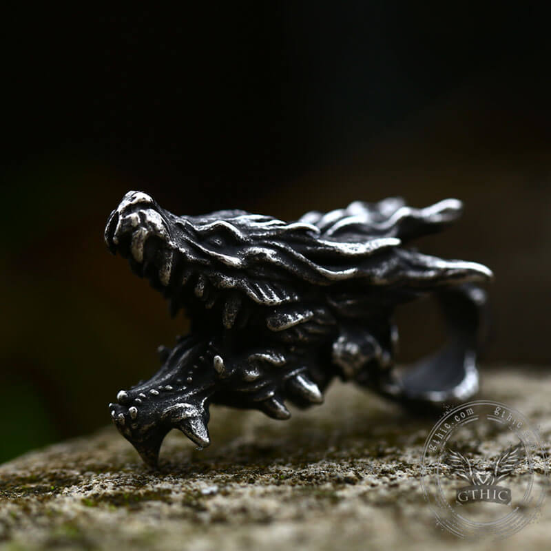 Dragon Head Stainless Steel Pendant