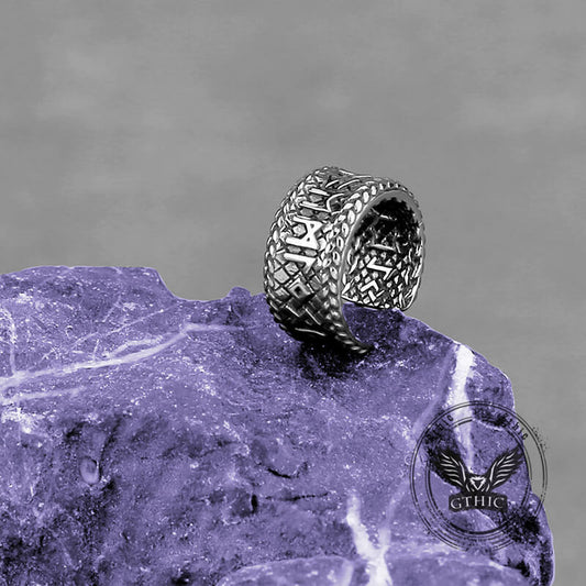 Dragon Scale Viking Runes Stainless Steel Stud Earrings