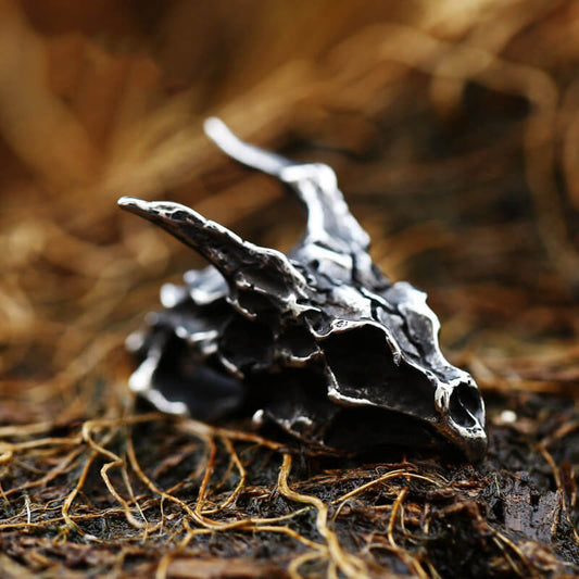 Dragon Skull Stainless Steel Pendant