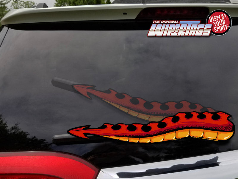 Dragon Tail (green or red) WiperTags