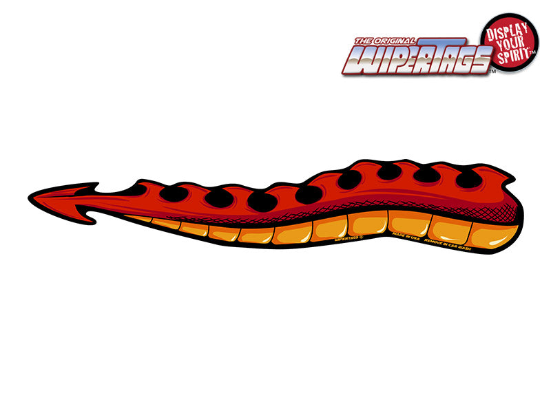 Dragon Tail (green or red) WiperTags