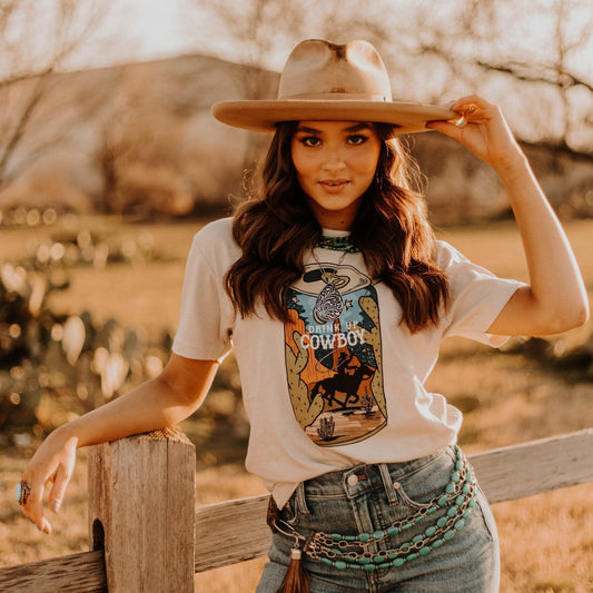 Drink Up, Cowboy Graphic Tee
