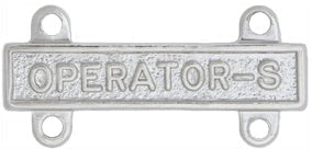 U.S. Army Qualification Bars for Marksmanship Qualification Badges - Shiny (Non-Subdued)