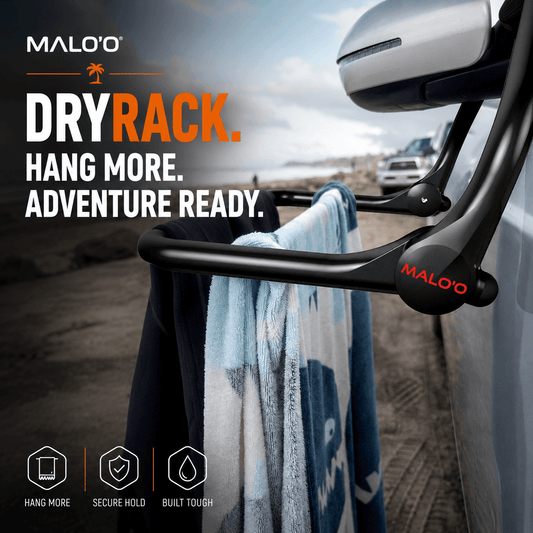 DryRack Portable Drying Rack – Vehicle-Mounted Gear Dryer for Surf, Beach & Outdoor Use