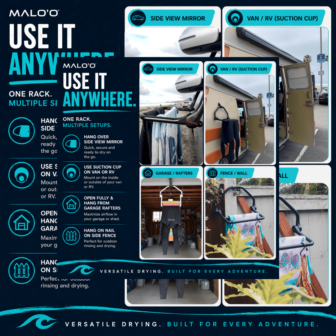 DryRack Universal Suction Mount – Designed for RVs, Vans, Boats & Campers