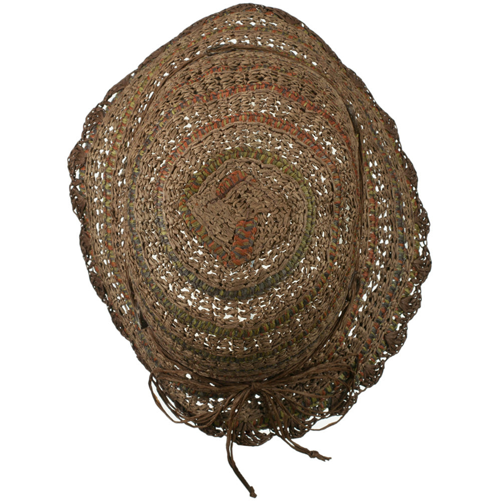 Women's Toyo Cloche Hat with Swirl Detail