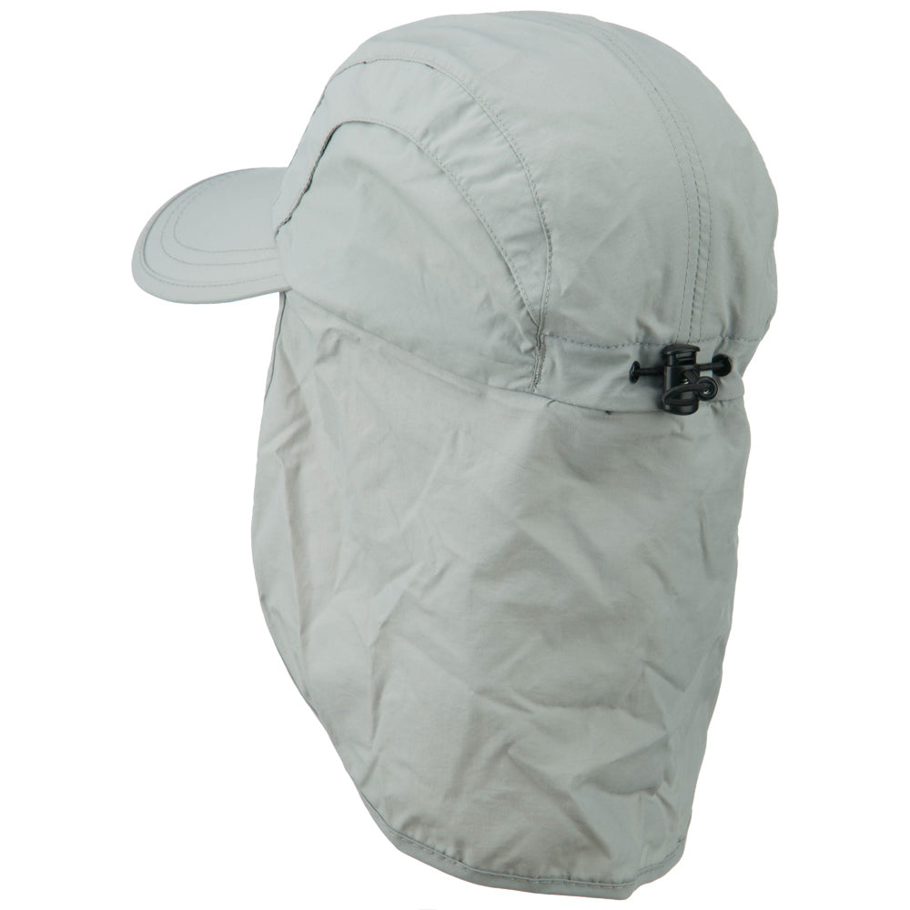 Mens UV 50+ Drawstring Flap Cap