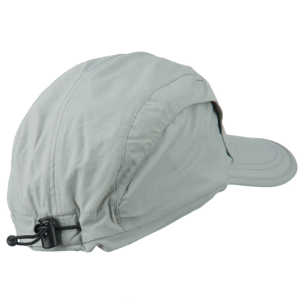 Mens UV 50+ Drawstring Flap Cap