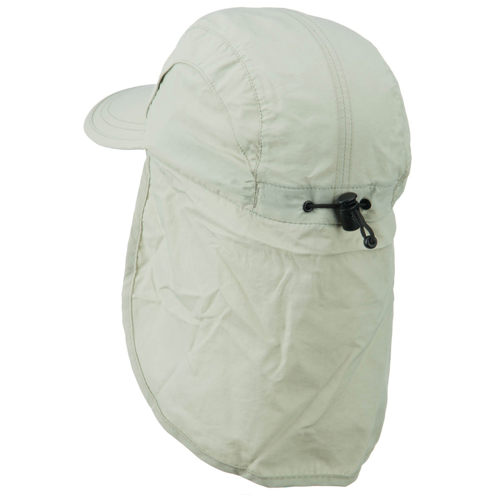 Mens UV 50+ Drawstring Flap Cap