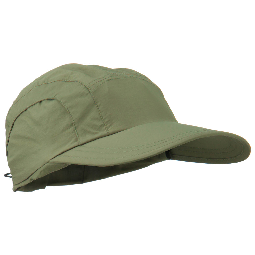 Mens UV 50+ Drawstring Flap Cap