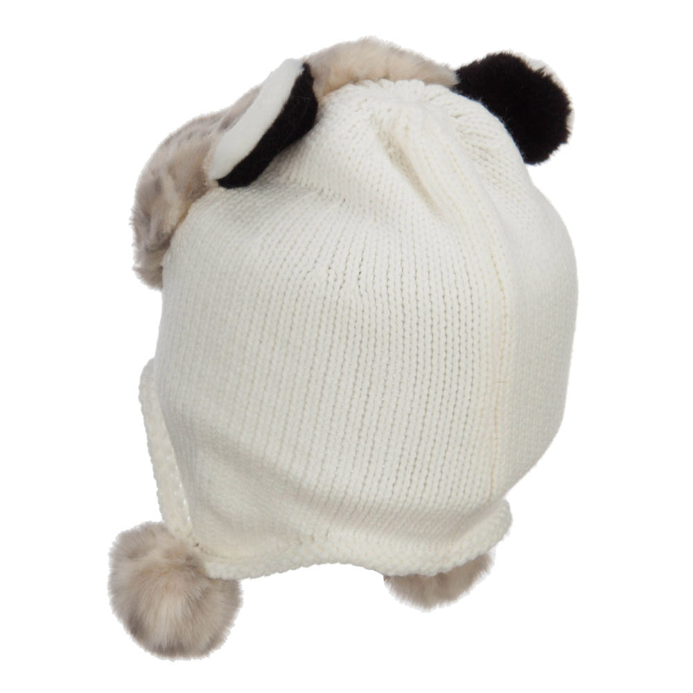 Children's Animal Knit Ski Beanie