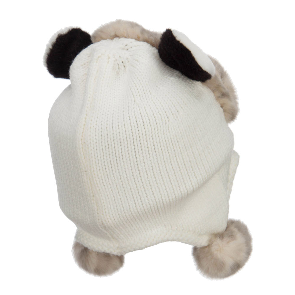 Children's Animal Knit Ski Beanie