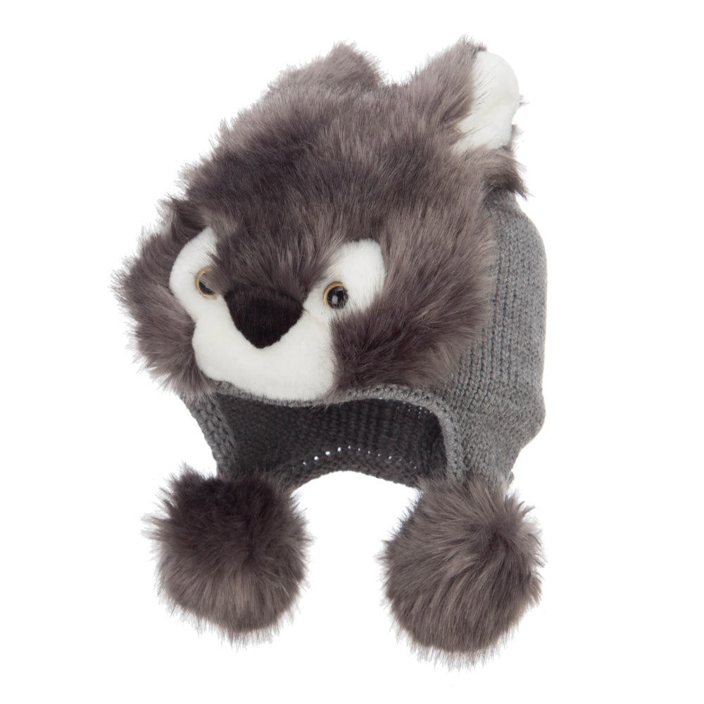Children's Animal Knit Ski Beanie