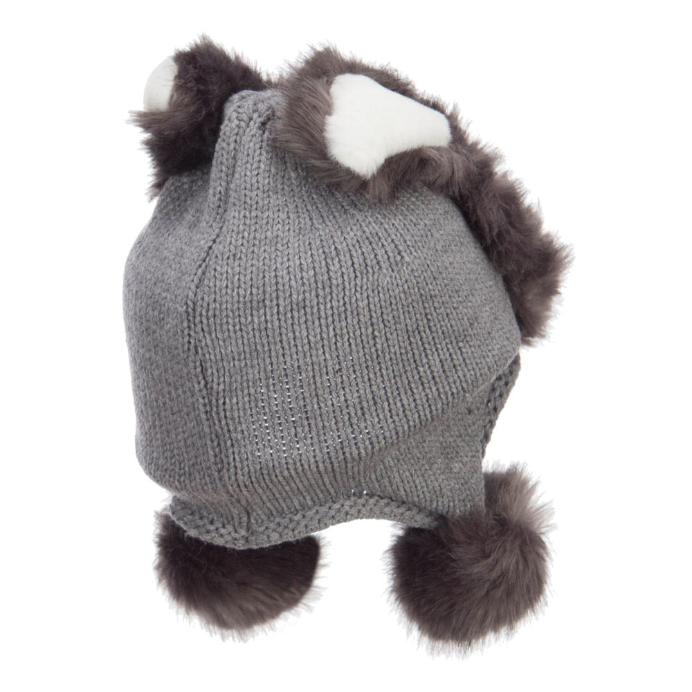 Children's Animal Knit Ski Beanie
