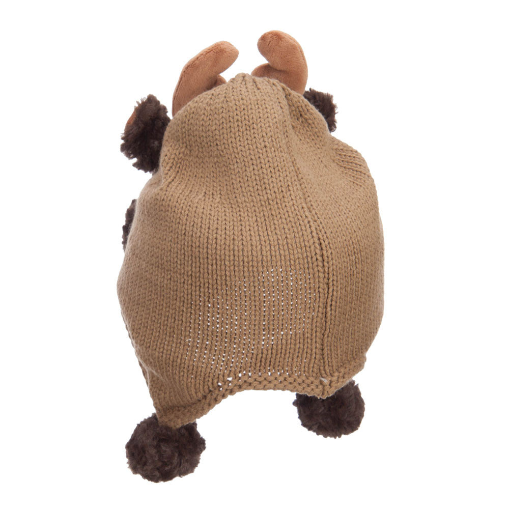 Children's Animal Knit Ski Beanie