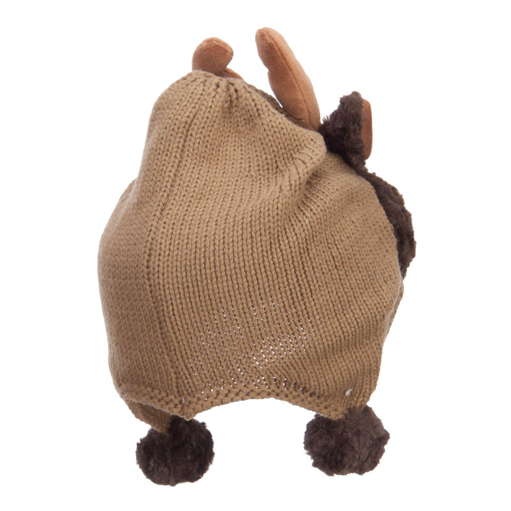 Children's Animal Knit Ski Beanie