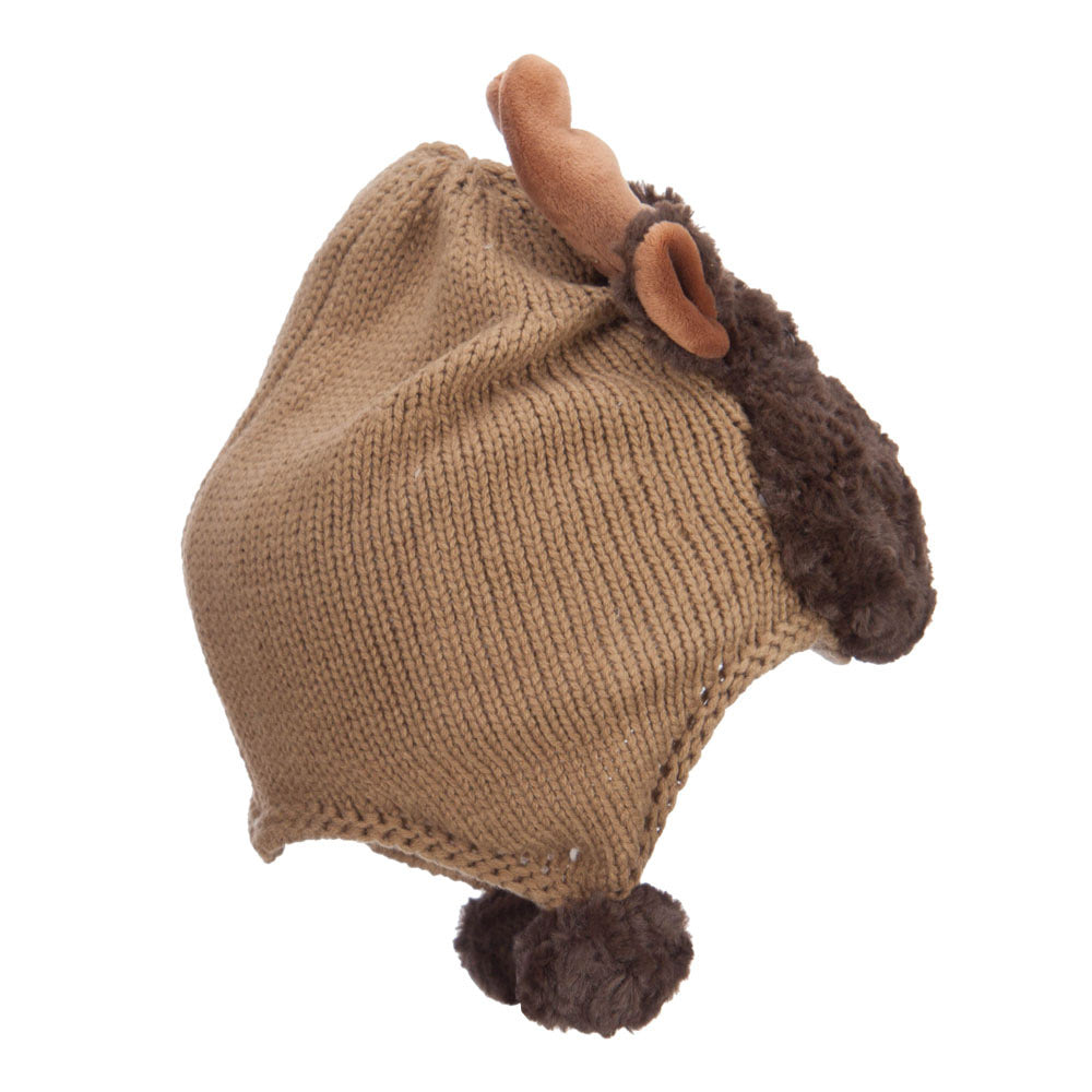 Children's Animal Knit Ski Beanie