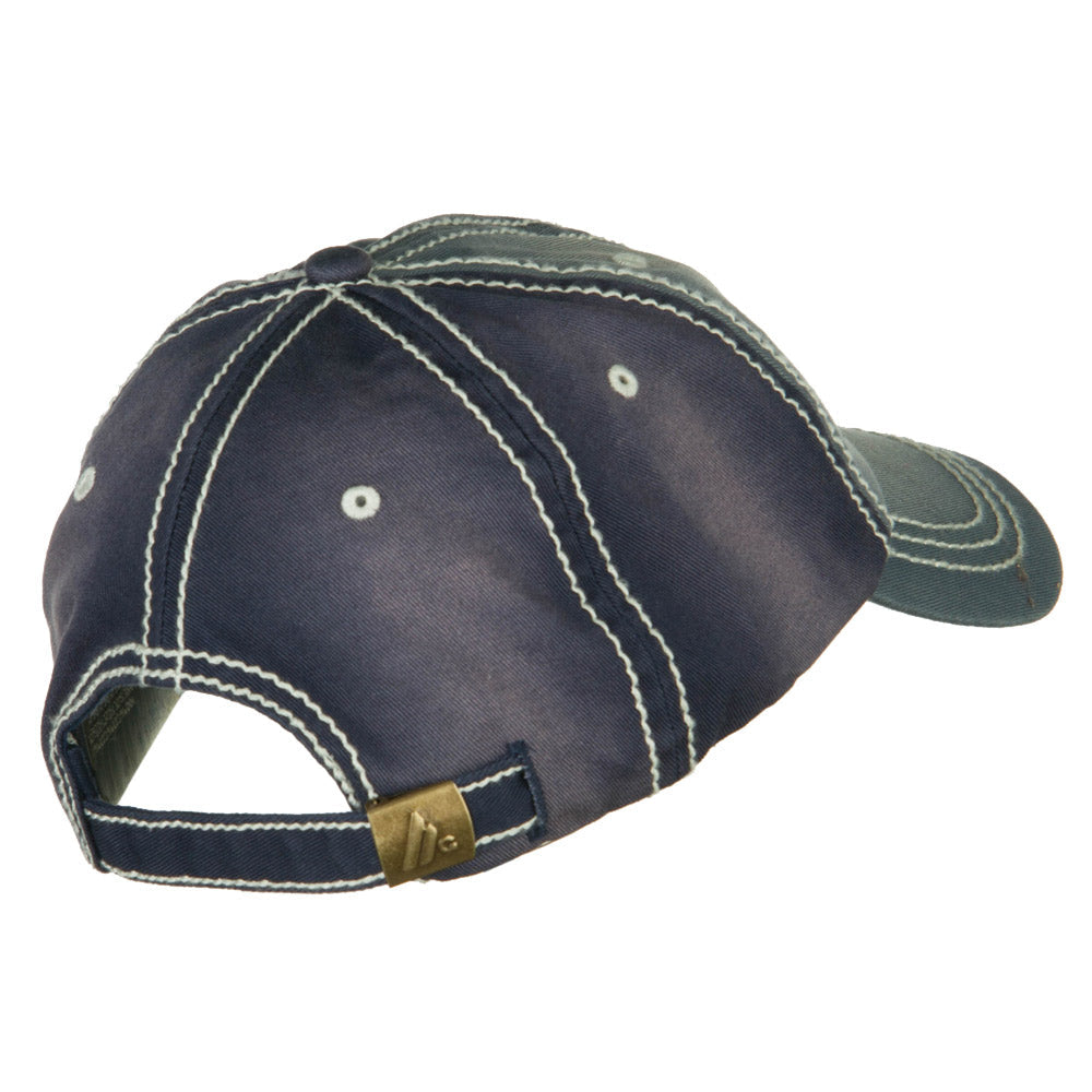 Cotton Twill Wash Distressed Cap