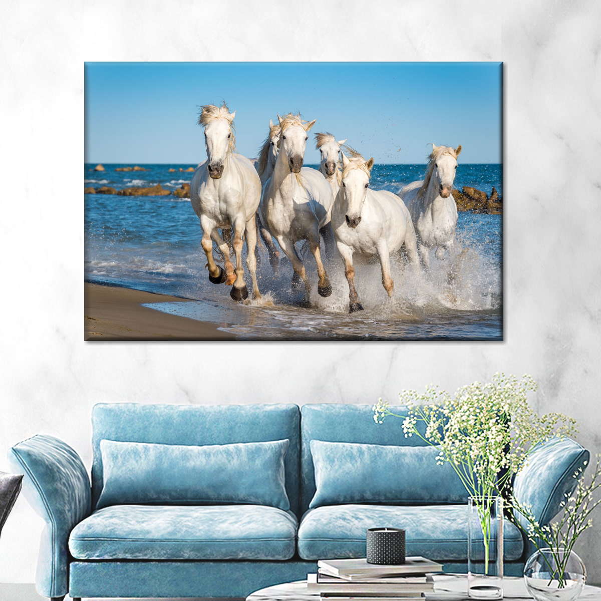 Camargue Horses Wall Art