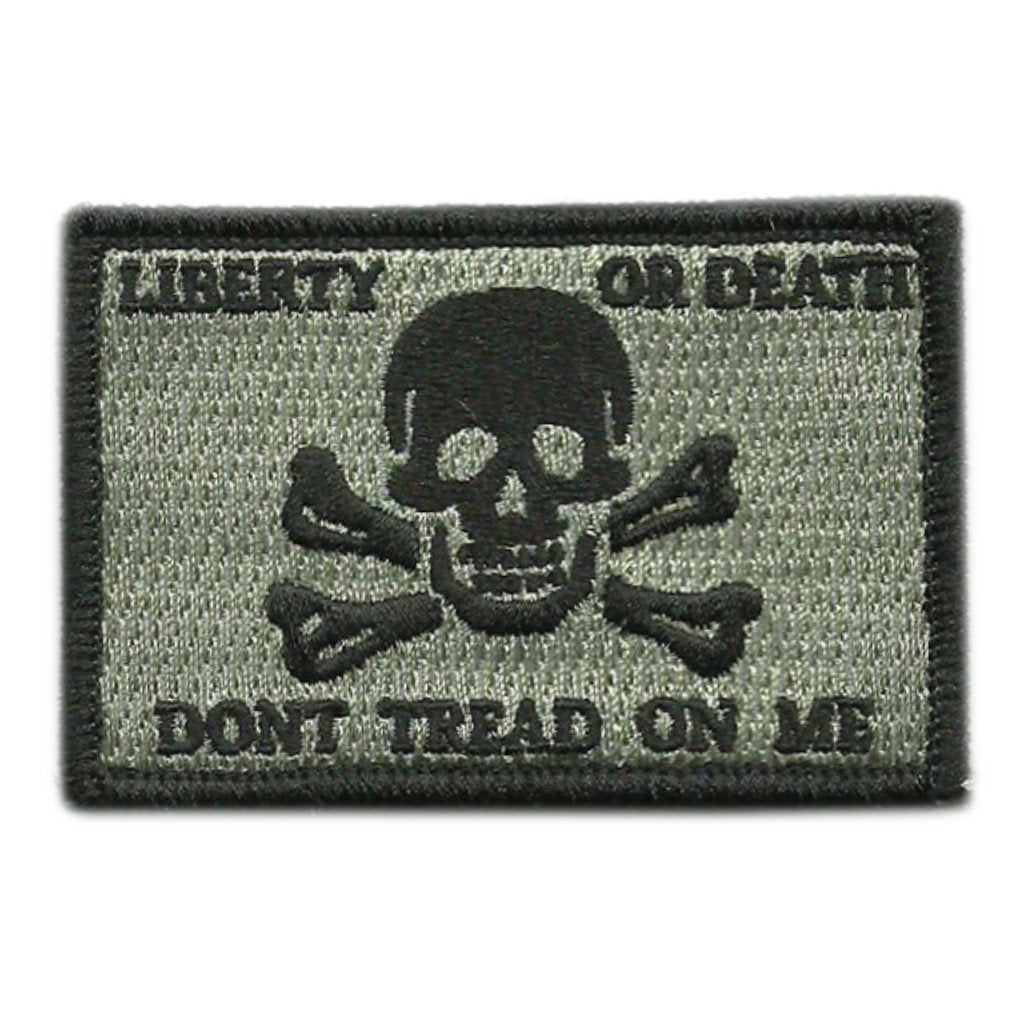 2"x3" Skull & Crossbones DTOM/Liberty or Death