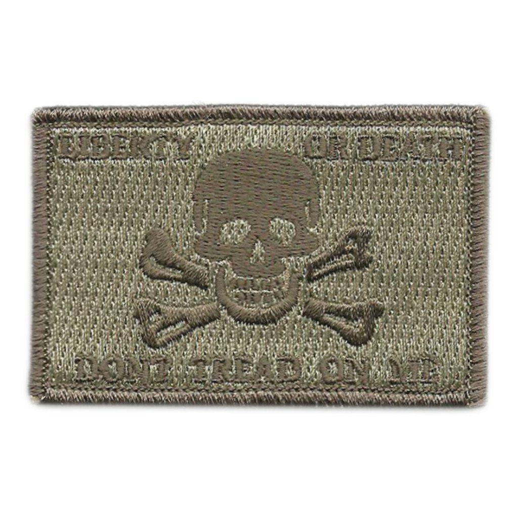 2"x3" Skull & Crossbones DTOM/Liberty or Death