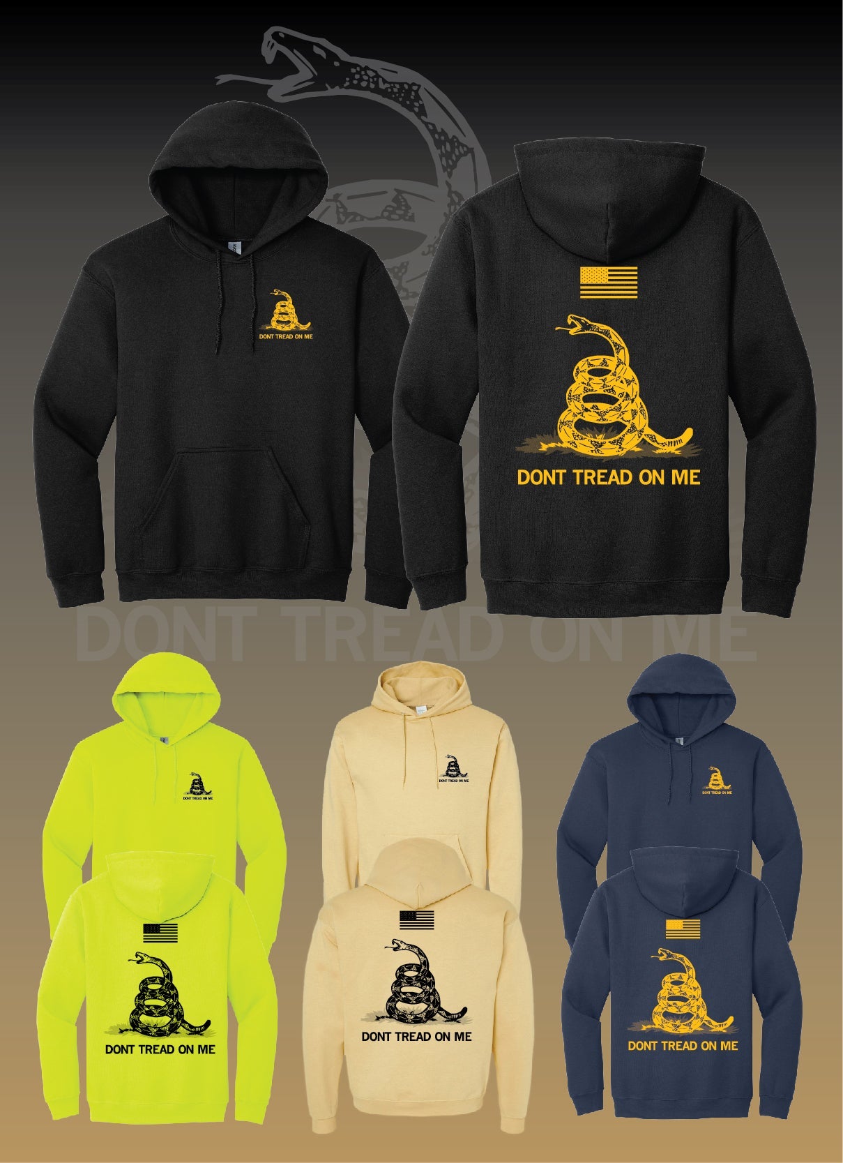 Worksite Orange Classic Gadsden Longsleeve