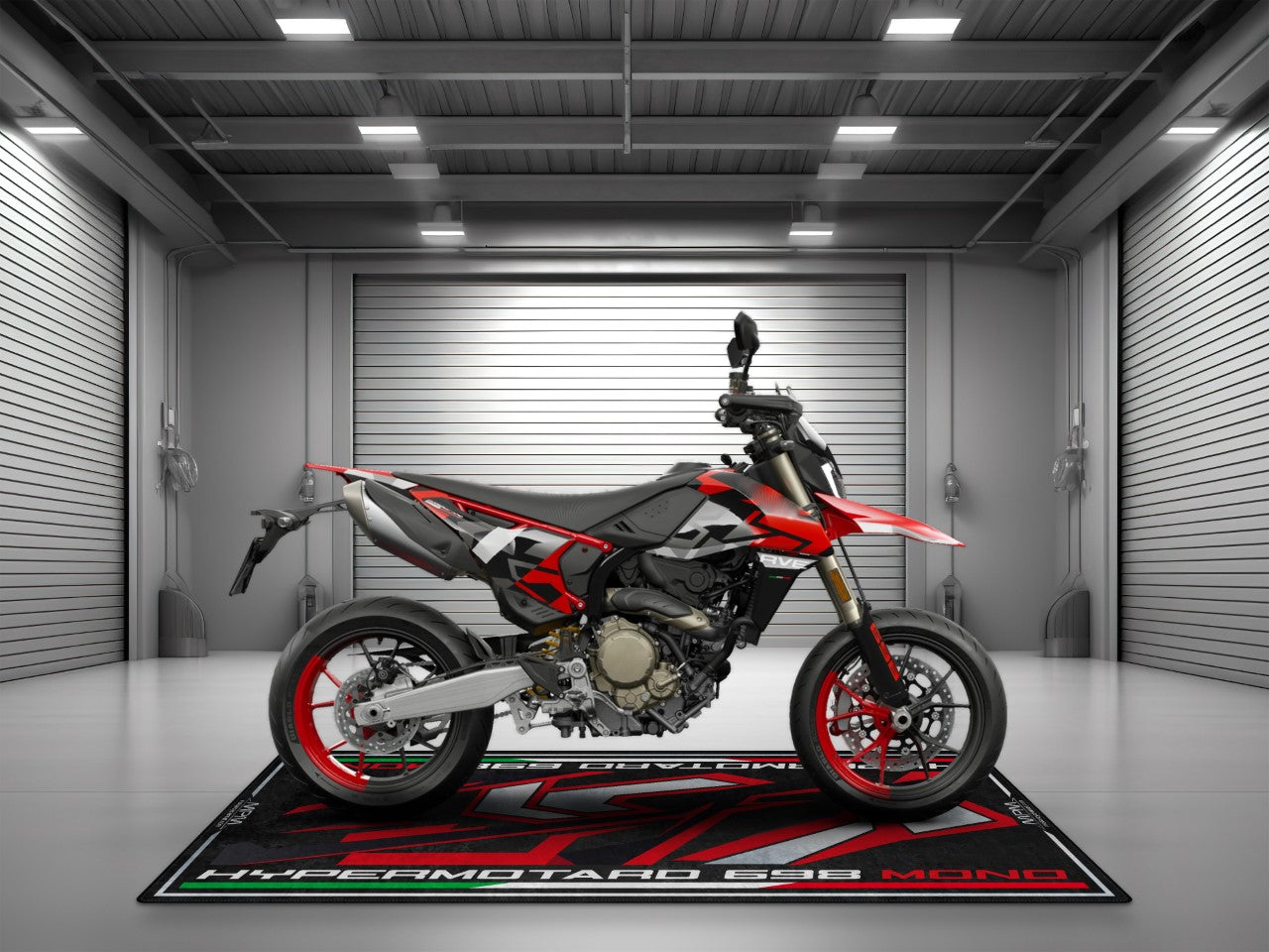 MPM Motorcycle Mat for Ducati Hypermotard 698 Mono RVE - MM4105