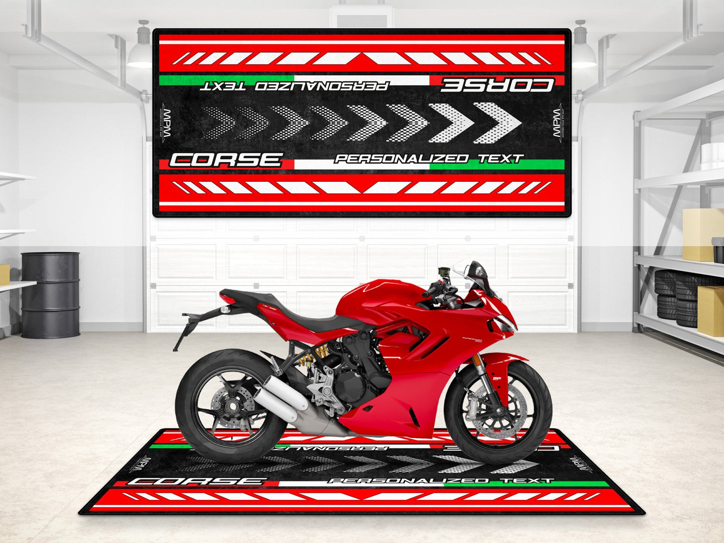 MPM Motorcycle Mat for Ducati Corse - MM7166