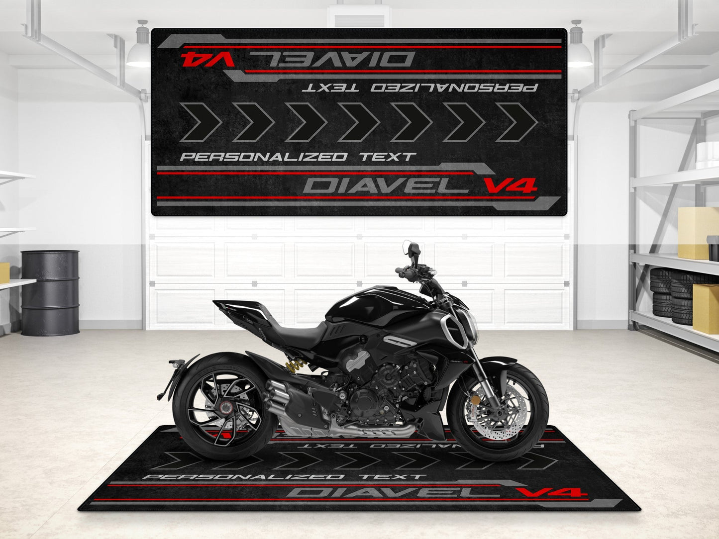 MPM Motorcycle Mat for Ducati Diavel V4 - MM7170
