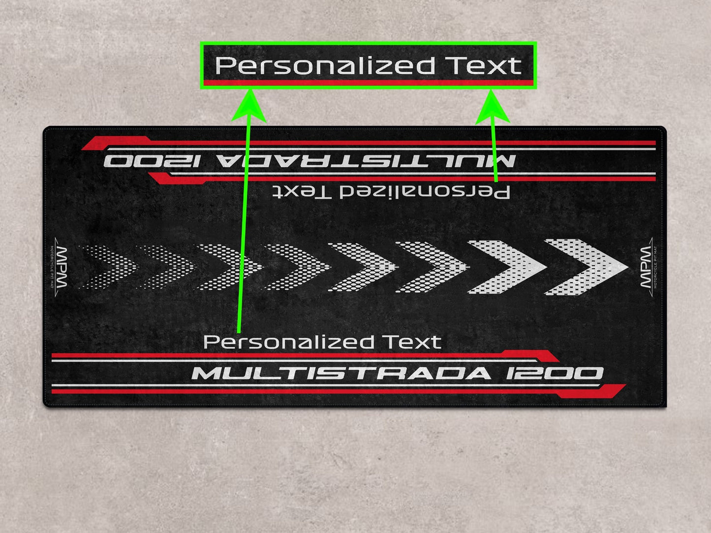 MPM Motorcycle Mat for Ducati Multistrada 1200 - MM7180