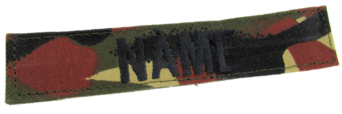 Dutch Sierra Name Tape with Hook Fastener