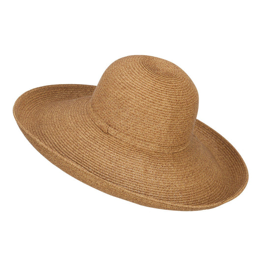 UPF 50+ Paper Braid Turned Up Brim Hat