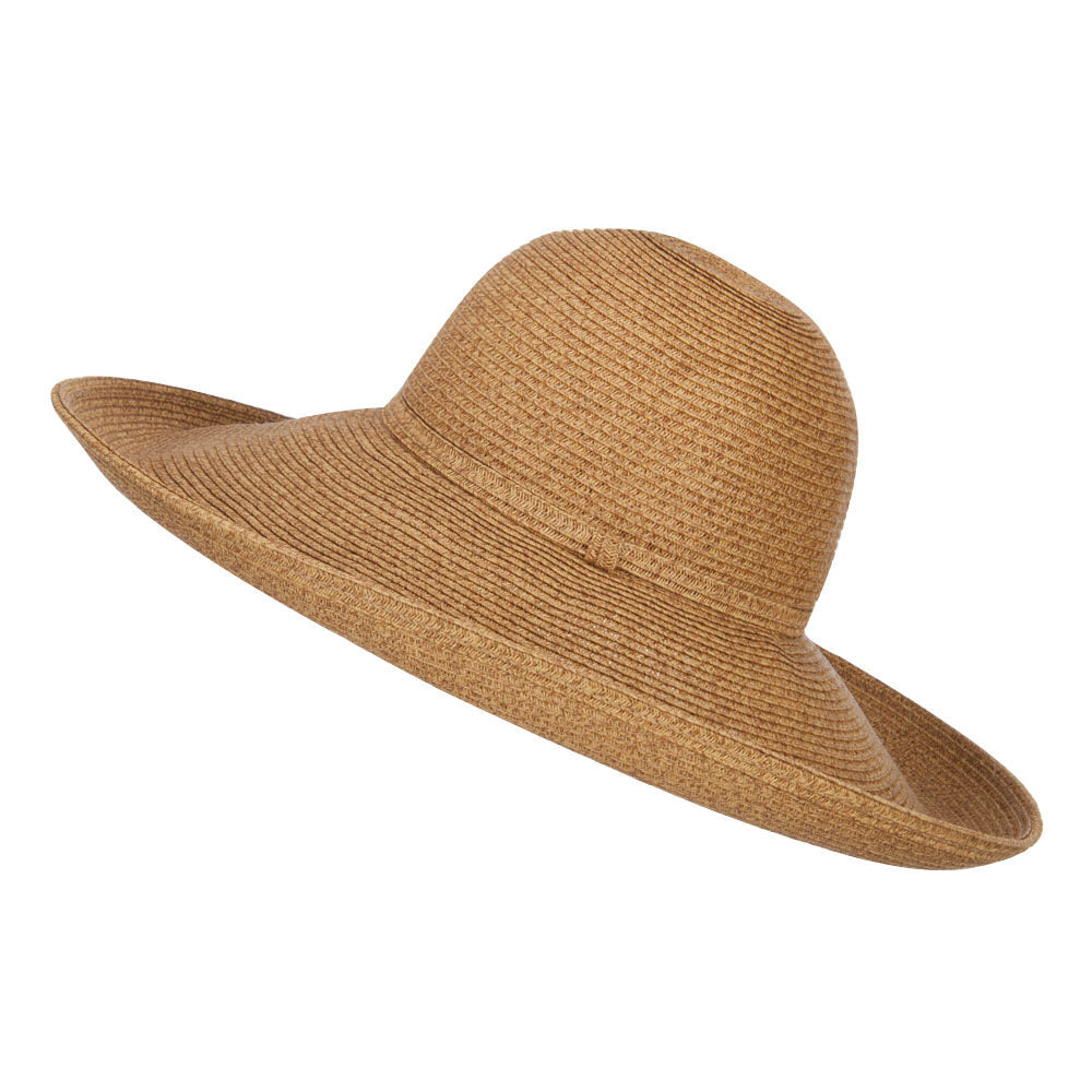 UPF 50+ Paper Braid Turned Up Brim Hat