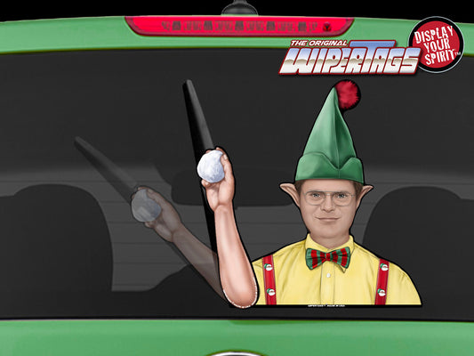 Office Elf Waving WiperTags