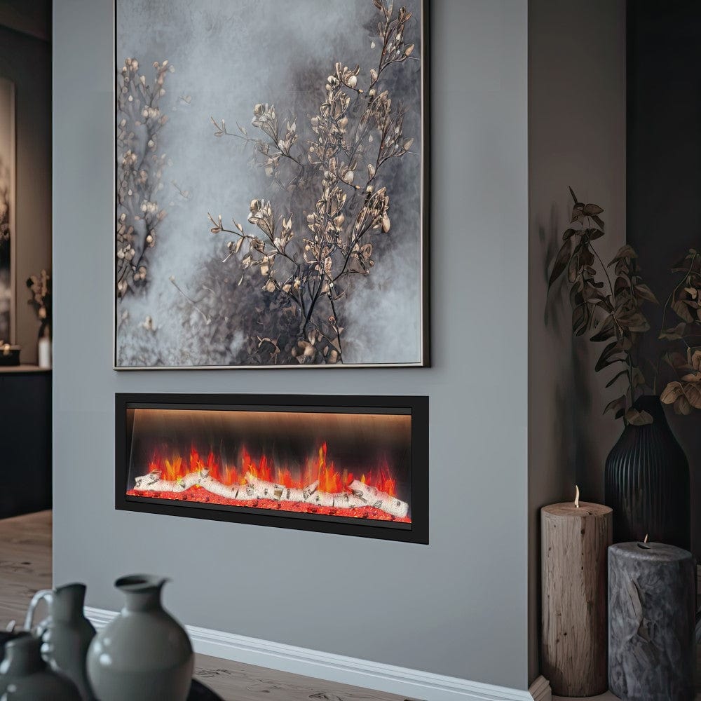 Dynasty Allegro 58-Inch to 82-Inch Flush Mount Smart Electric Fireplace