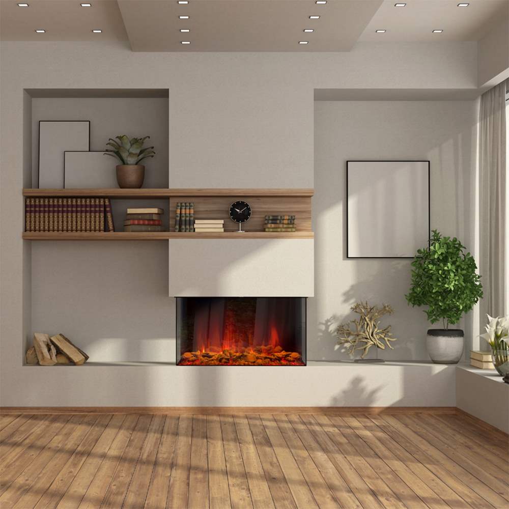 Dynasty Melody 3-Sided Smart Electric Fireplace