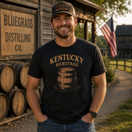 Kentucky Bourbon Tee | Vintage Heritage Barrel | Elite