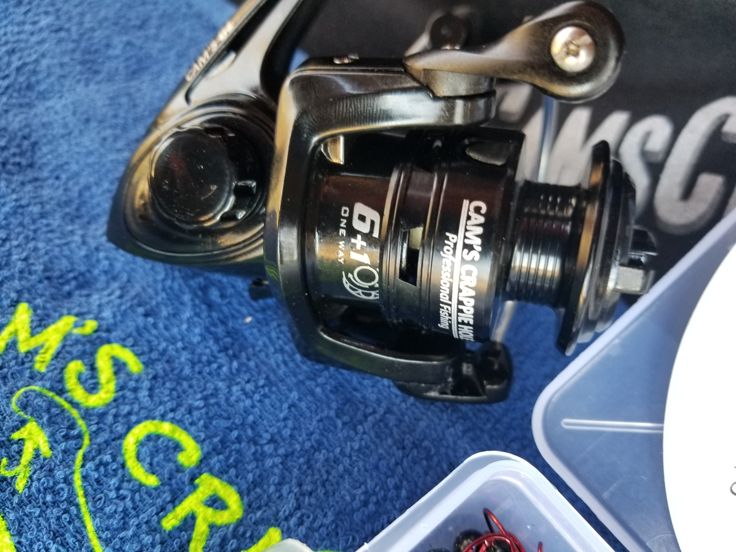 Cam's The Raven Complete 6ft. [BlackBird] Xtralite 7 (BB) Ball Bearing Reel Curly Tail Combo Special