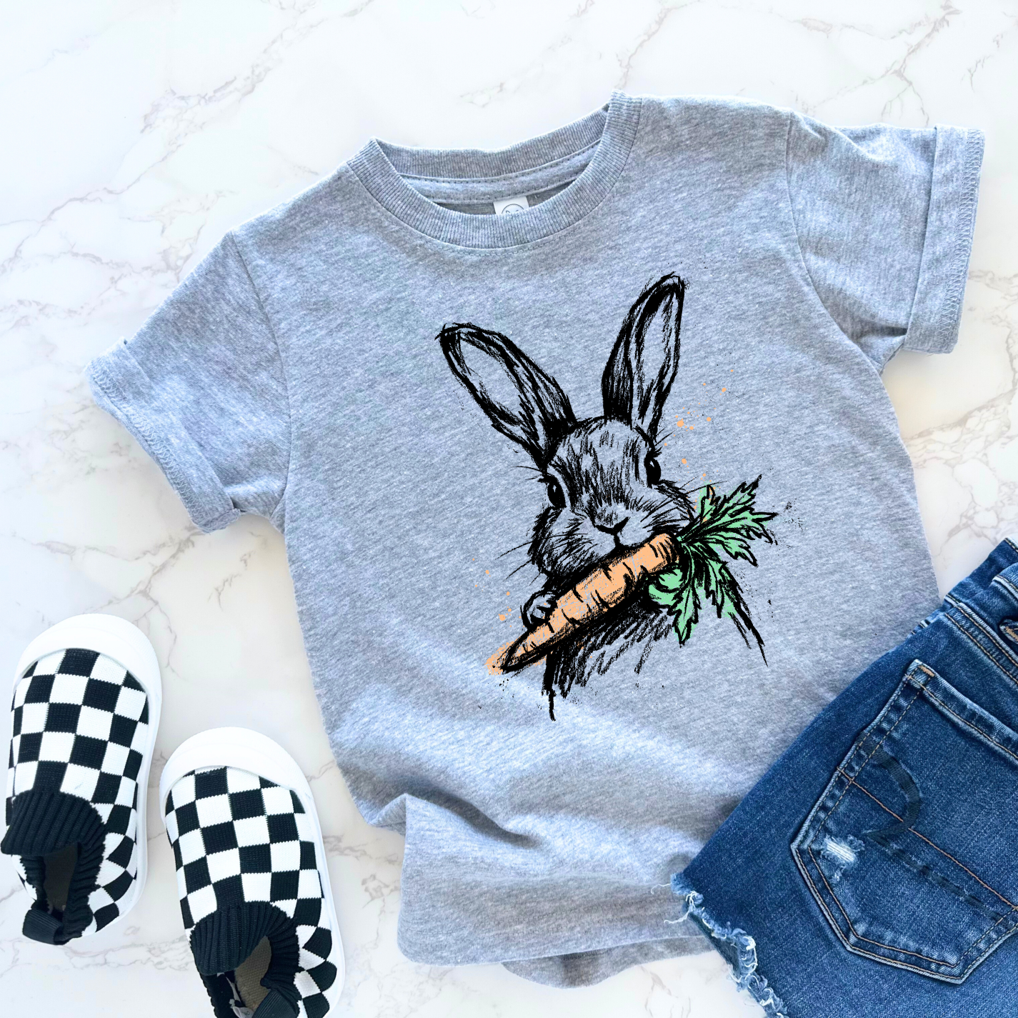 Easter Rabbit Sketch T-Shirt