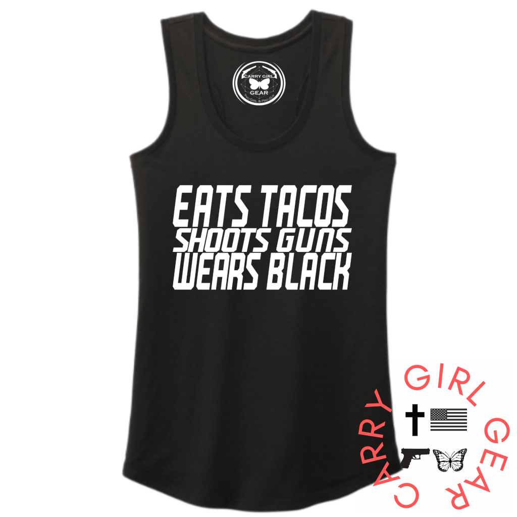 EATS TACOS TANK TOP