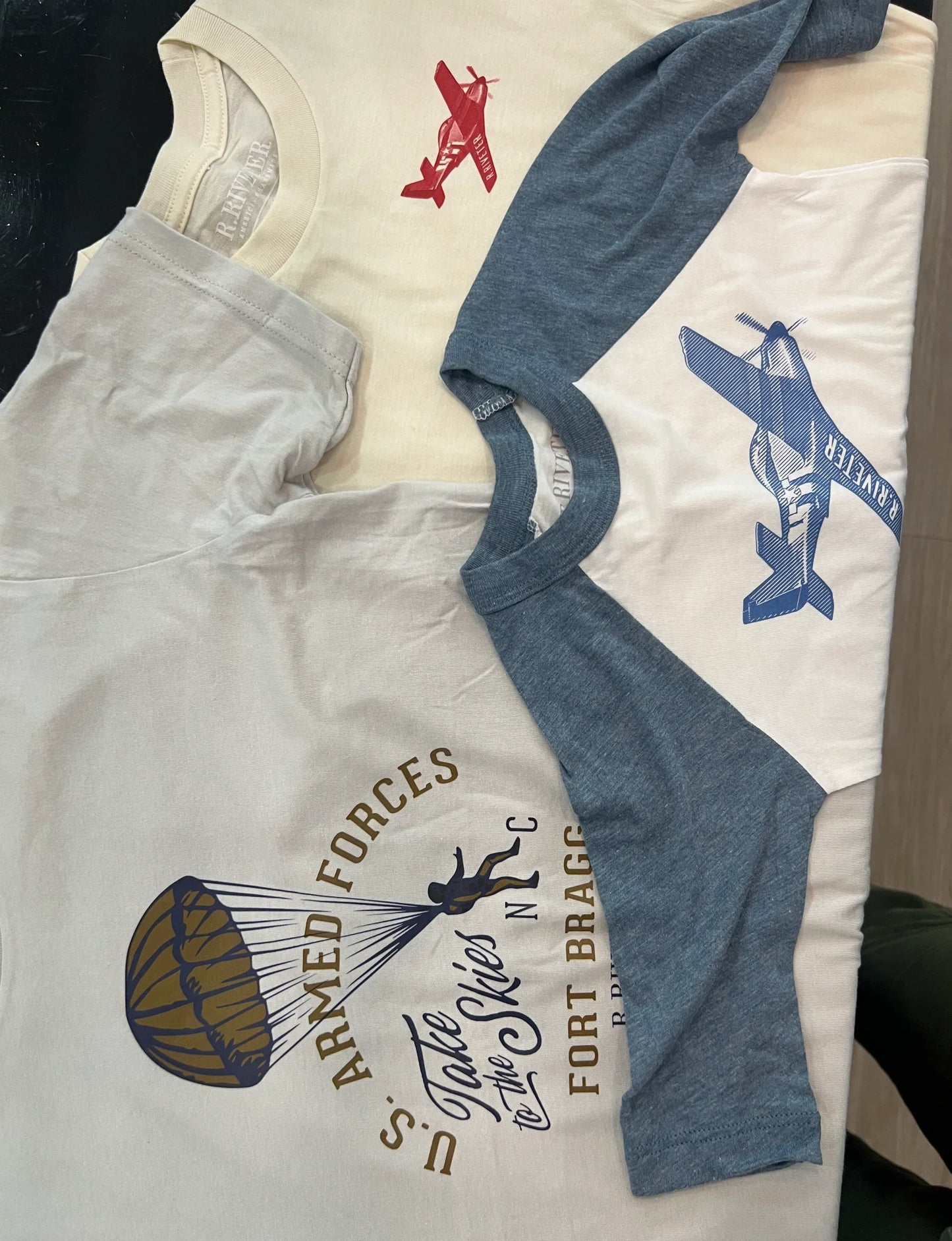 Take to the Skies Kids Silver T Shirt