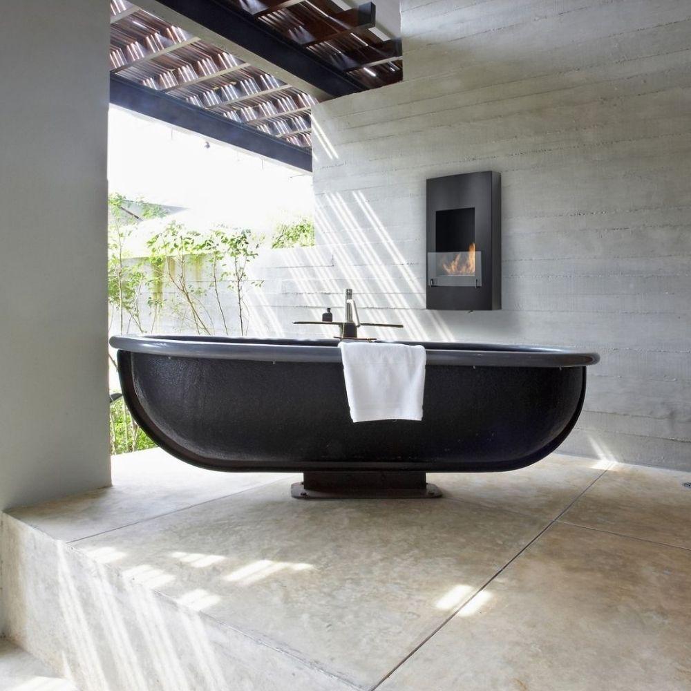 Eco-Feu Hollywood 19-Inch Wall Mounted / Built-in Ethanol Fireplace