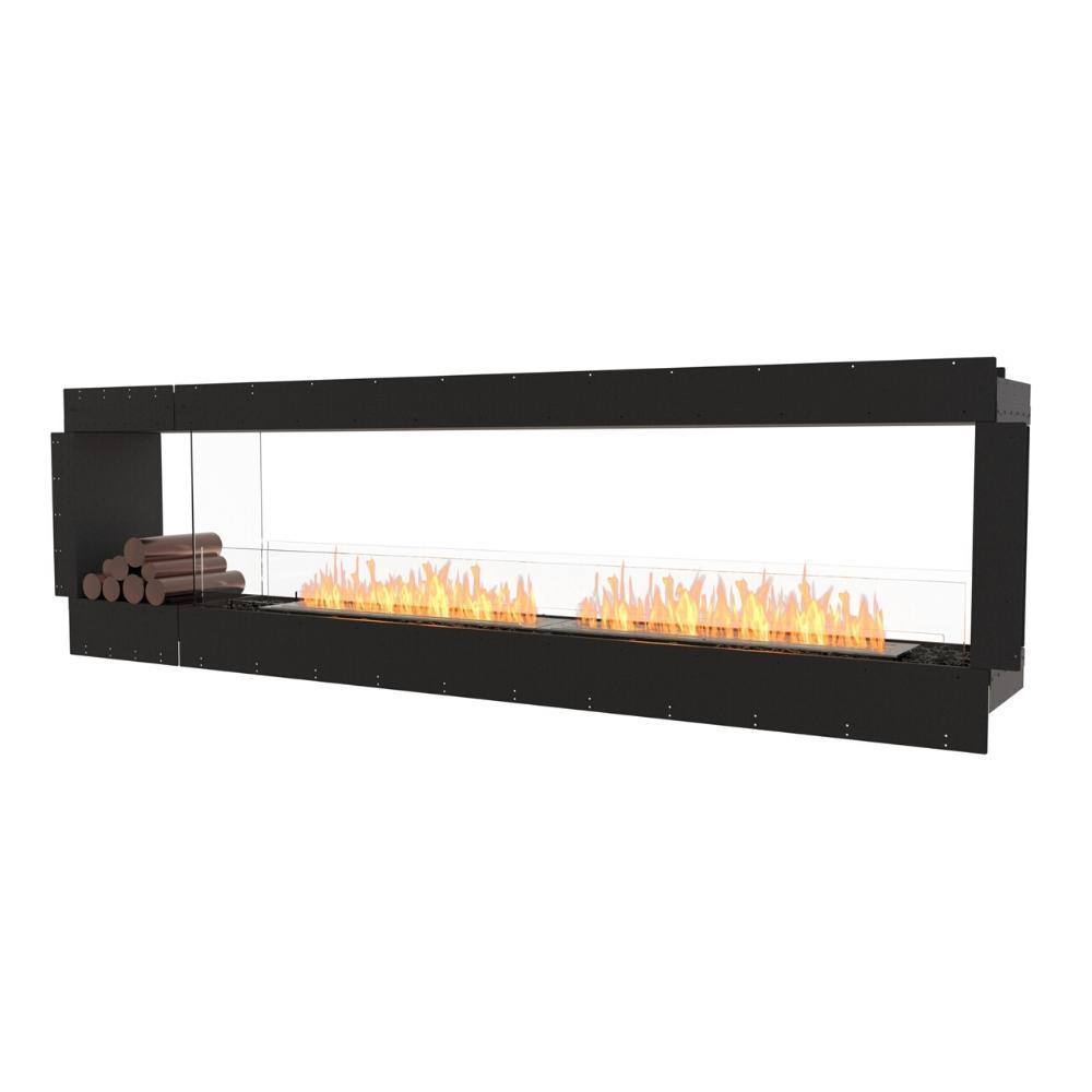 EcoSmart Fire Flex Double Sided Ethanol Firebox with Decorative Box