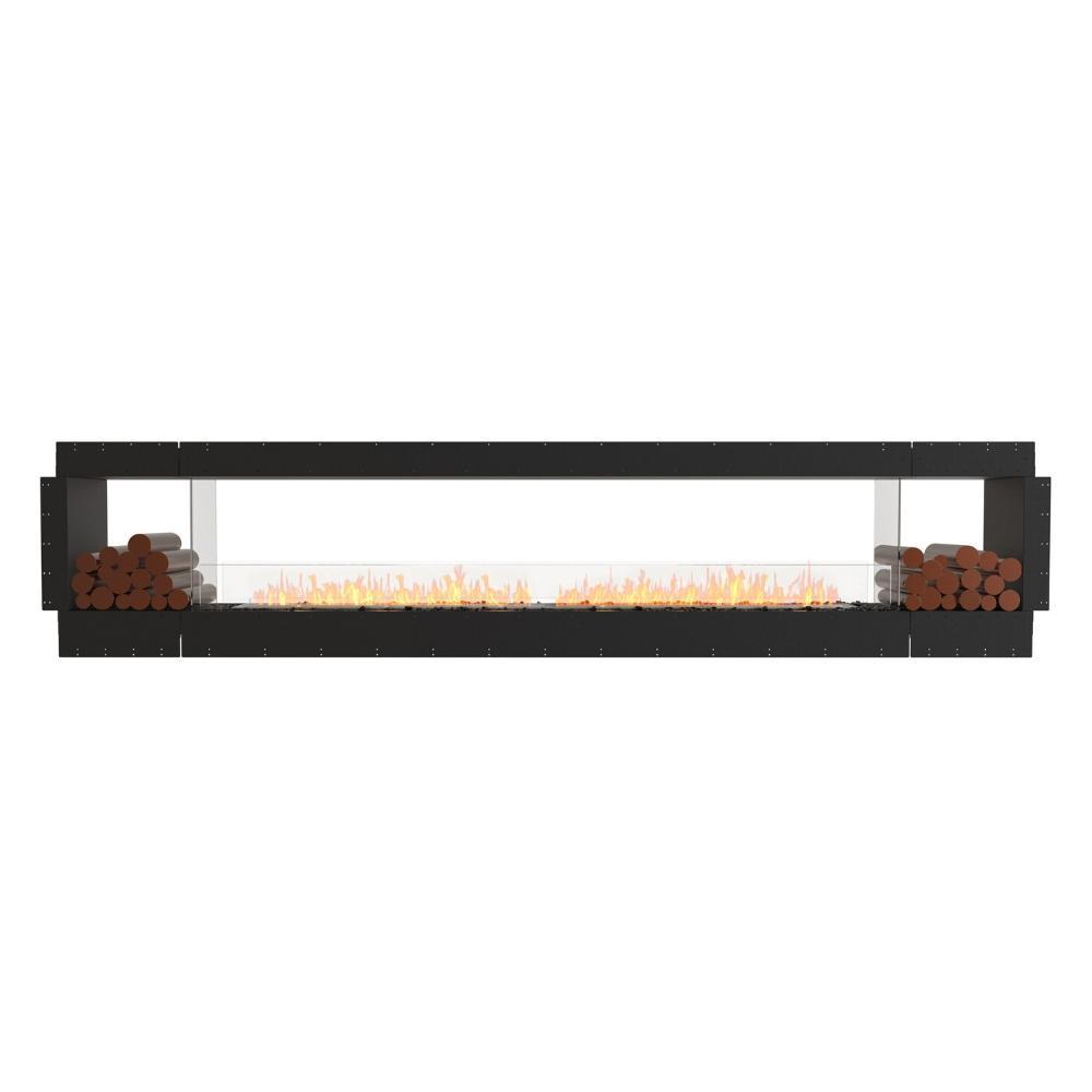 EcoSmart Fire Flex Double Sided Ethanol Firebox with Decorative Box