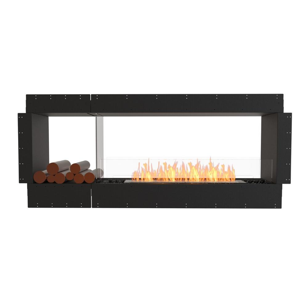 EcoSmart Fire Flex Double Sided Ethanol Firebox with Decorative Box