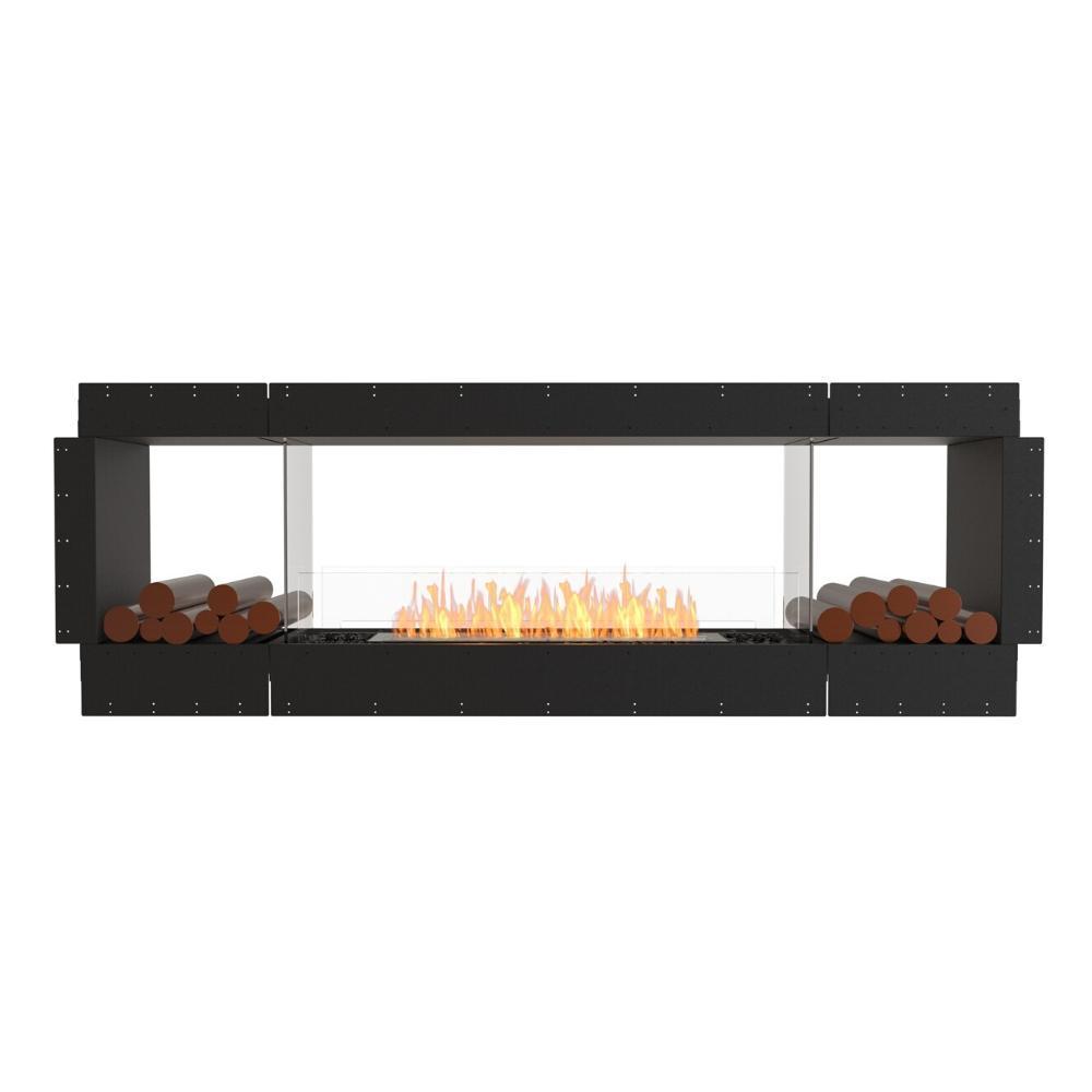 EcoSmart Fire Flex Double Sided Ethanol Firebox with Decorative Box