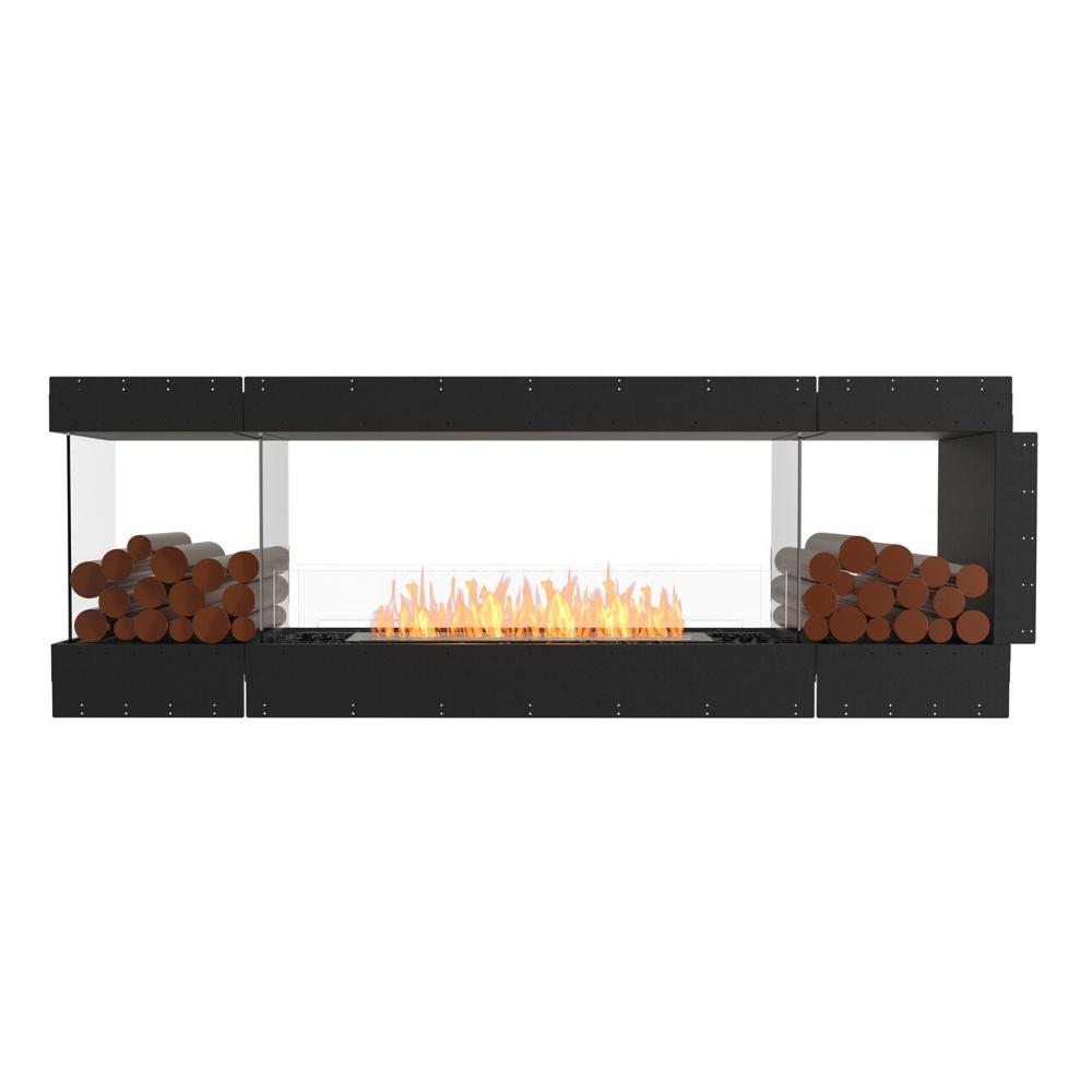 EcoSmart Fire Flex Ethanol Firebox with One Closed Side and Decorative Box