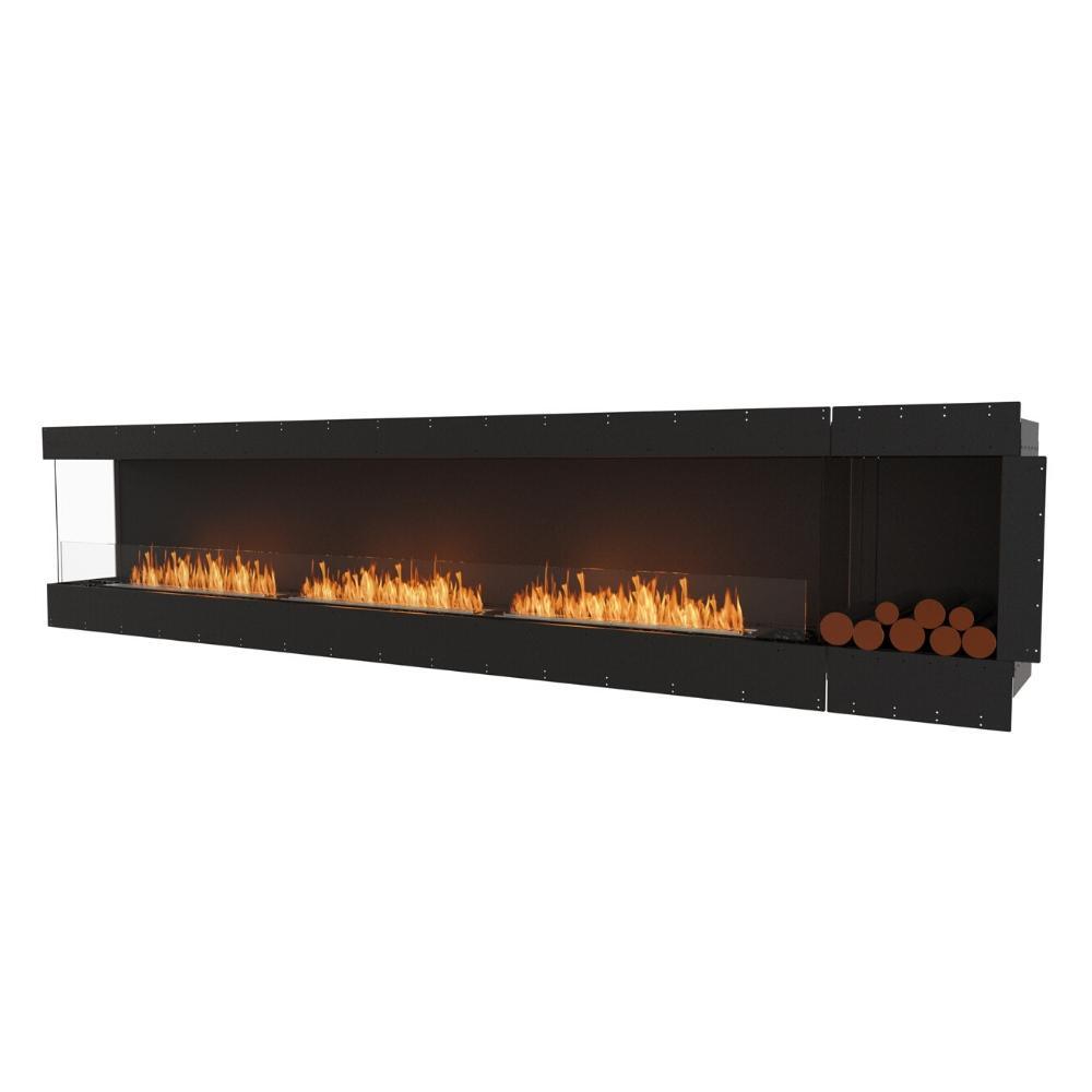 EcoSmart Fire Flex Ethanol Firebox with One Open Side and Decorative Box