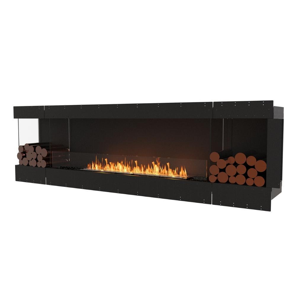 EcoSmart Fire Flex Ethanol Firebox with One Open Side and Decorative Box