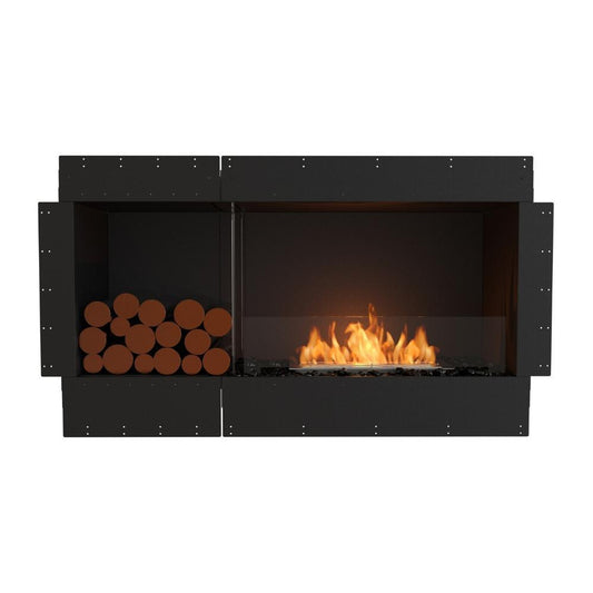 EcoSmart Fire Flex Single Sided Ethanol Firebox with Decorative Box